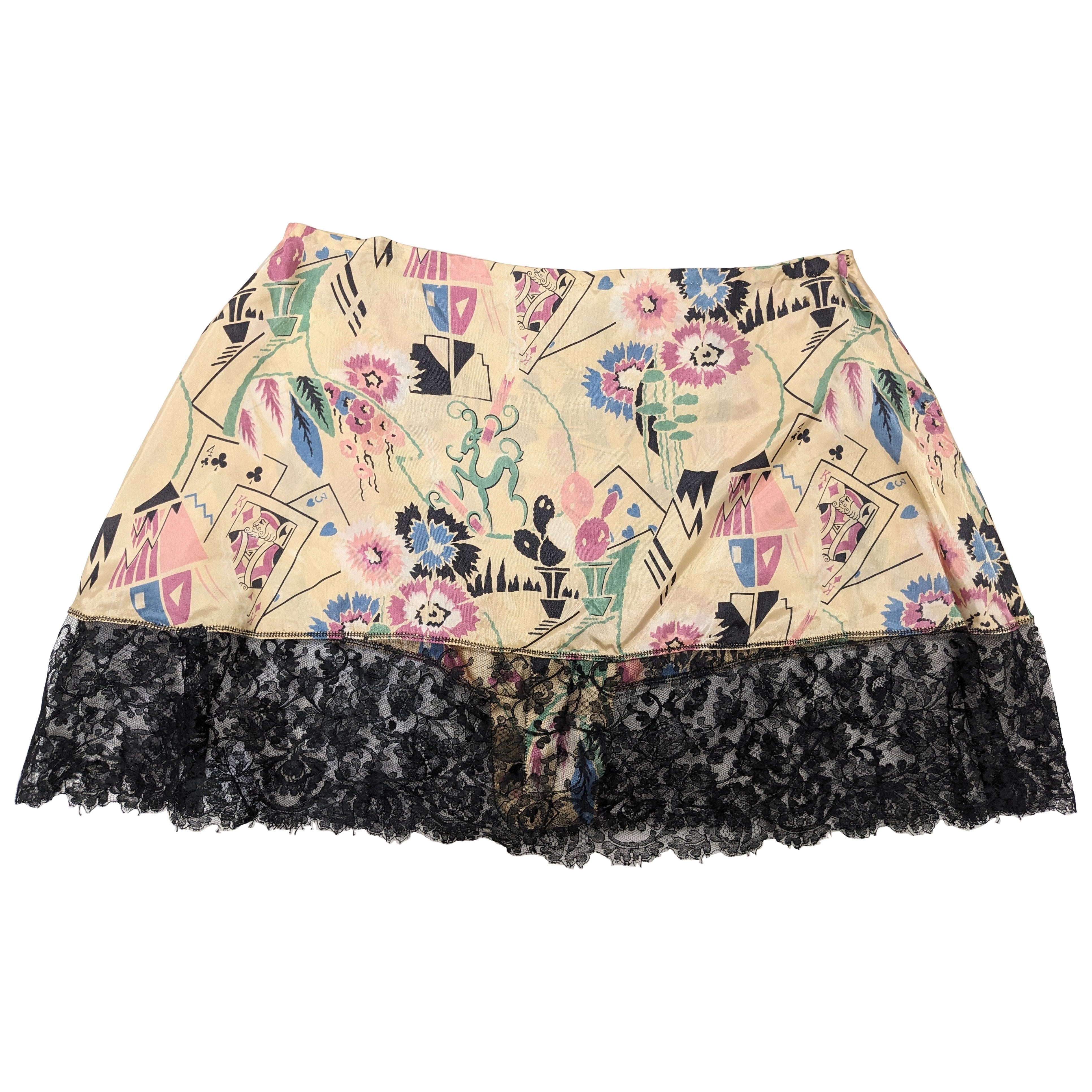 Art Deco Tap Pants Casino Playing Card Print en vente