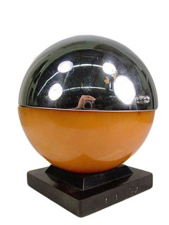 Art Deco "Tattoo" Makeup Store Display in Catalin and Chrome