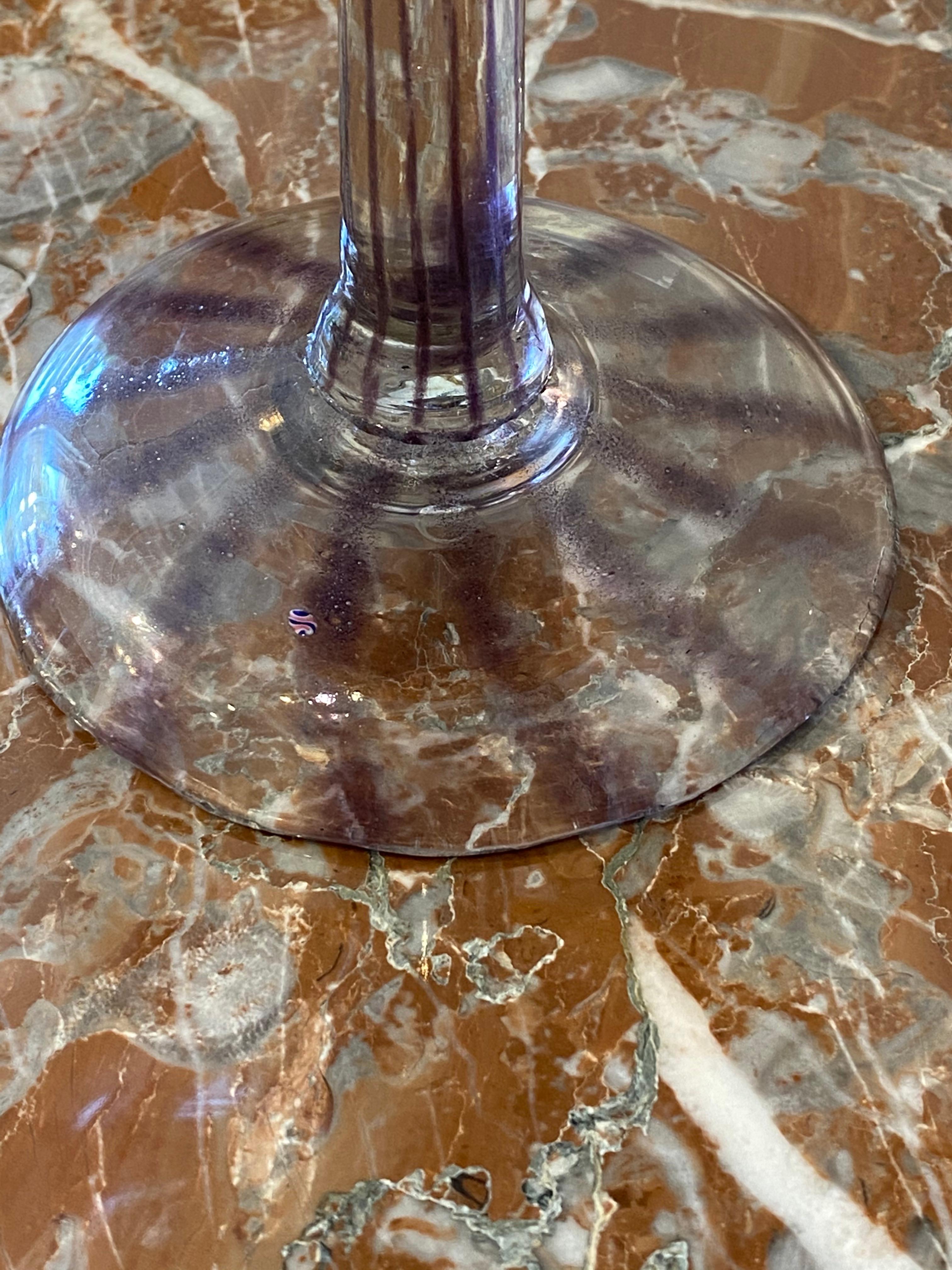 Appliqué Art Deco Tortue Glass Coupe/Vase by Le Verre Francais For Sale