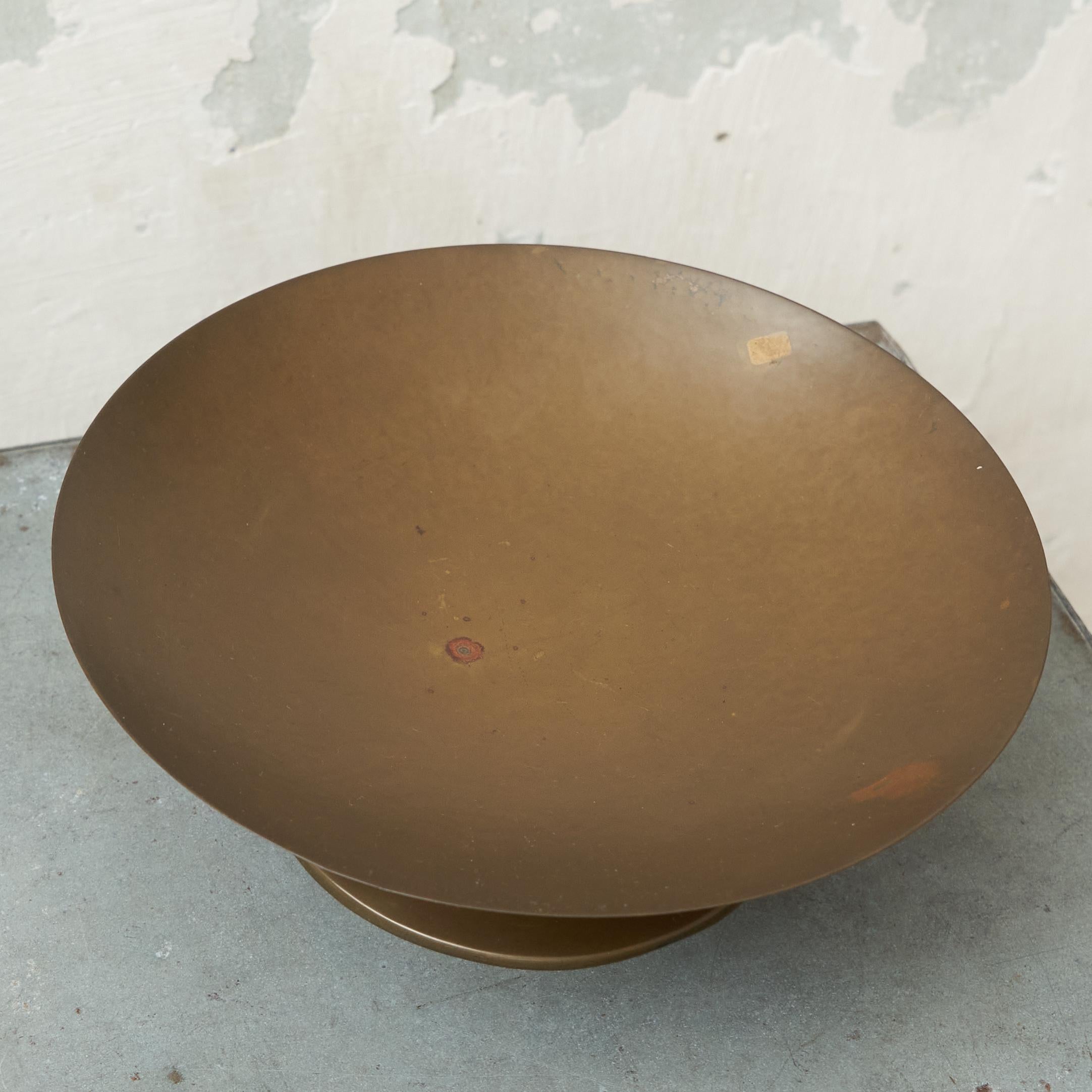 Fatto a mano Tazza Art Deco in rame patinato 1930 in vendita