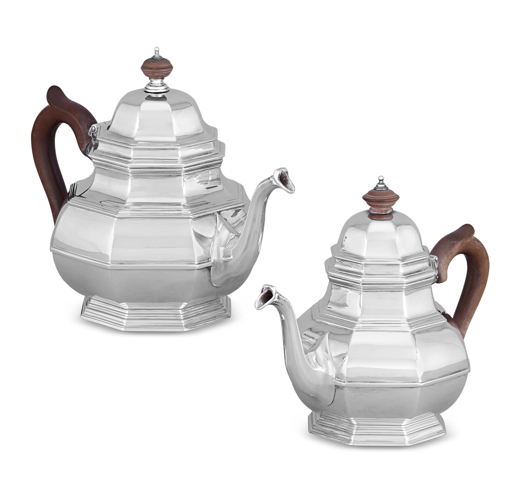 20ième siècle Service à thé et café Art déco par Crichton de Londres en vente