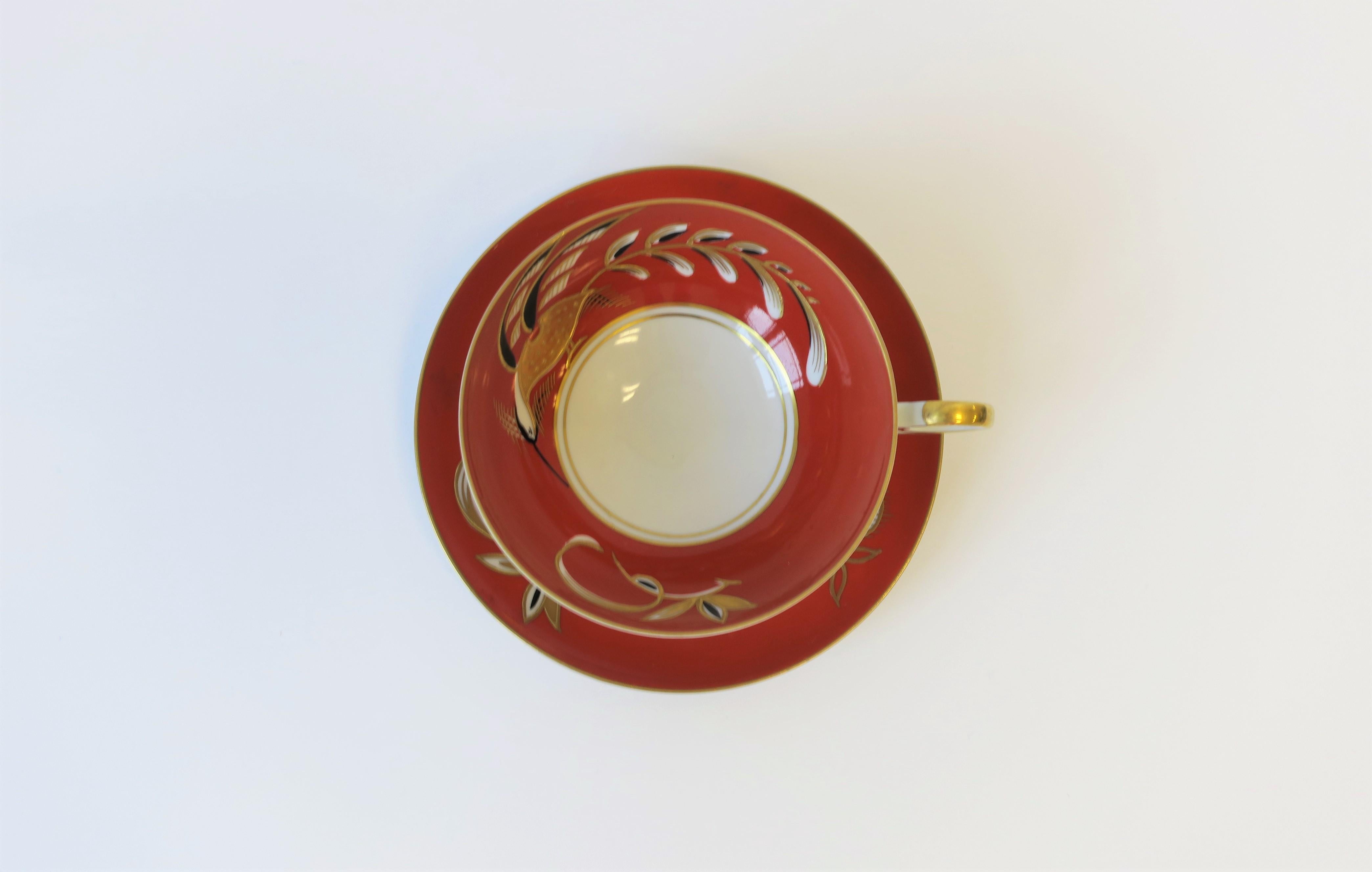 art deco tea cups