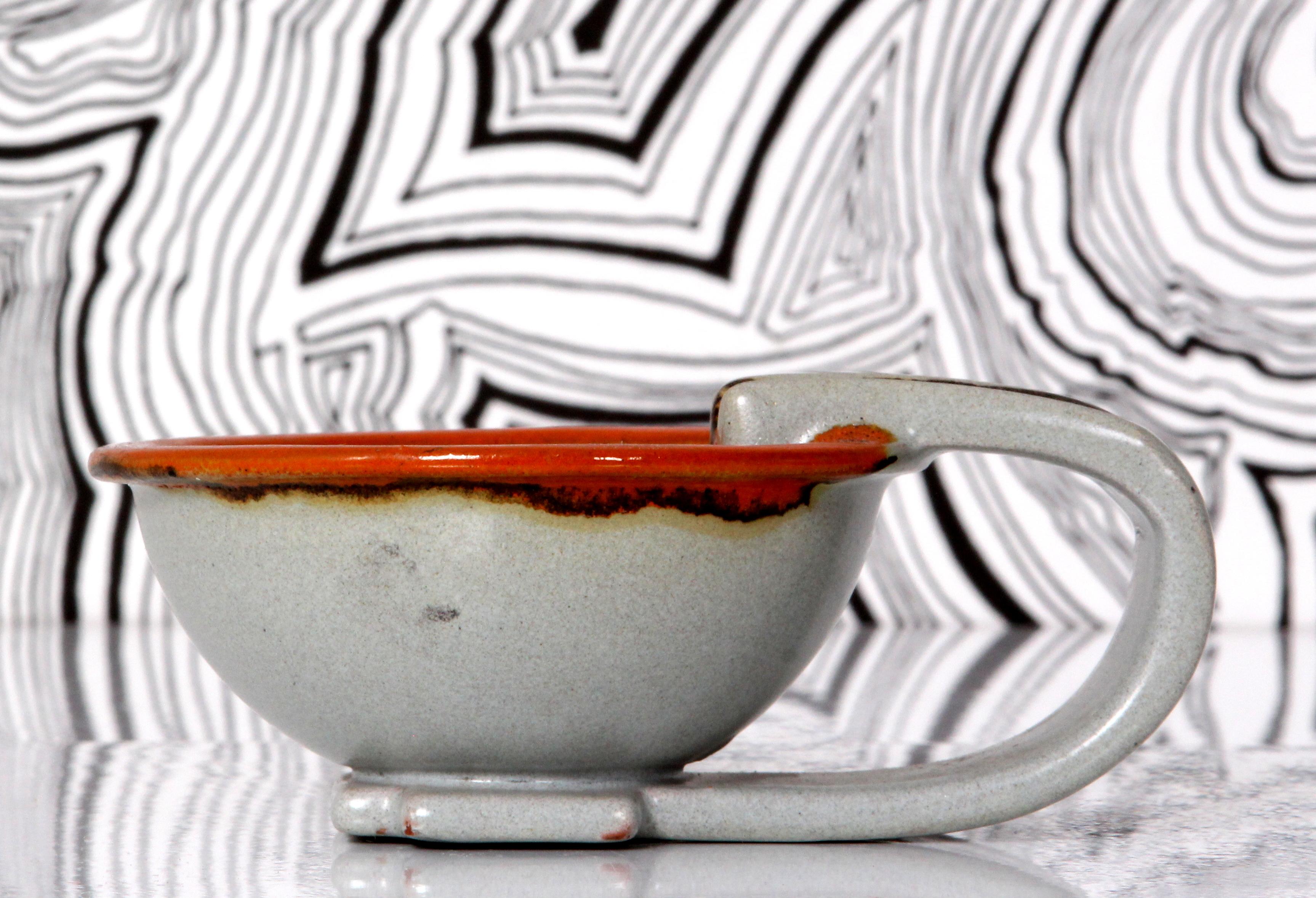 Art Deco Tea Service by Carstens Uffrecht ar 1930 uranium glaze + cups + plates  For Sale 6
