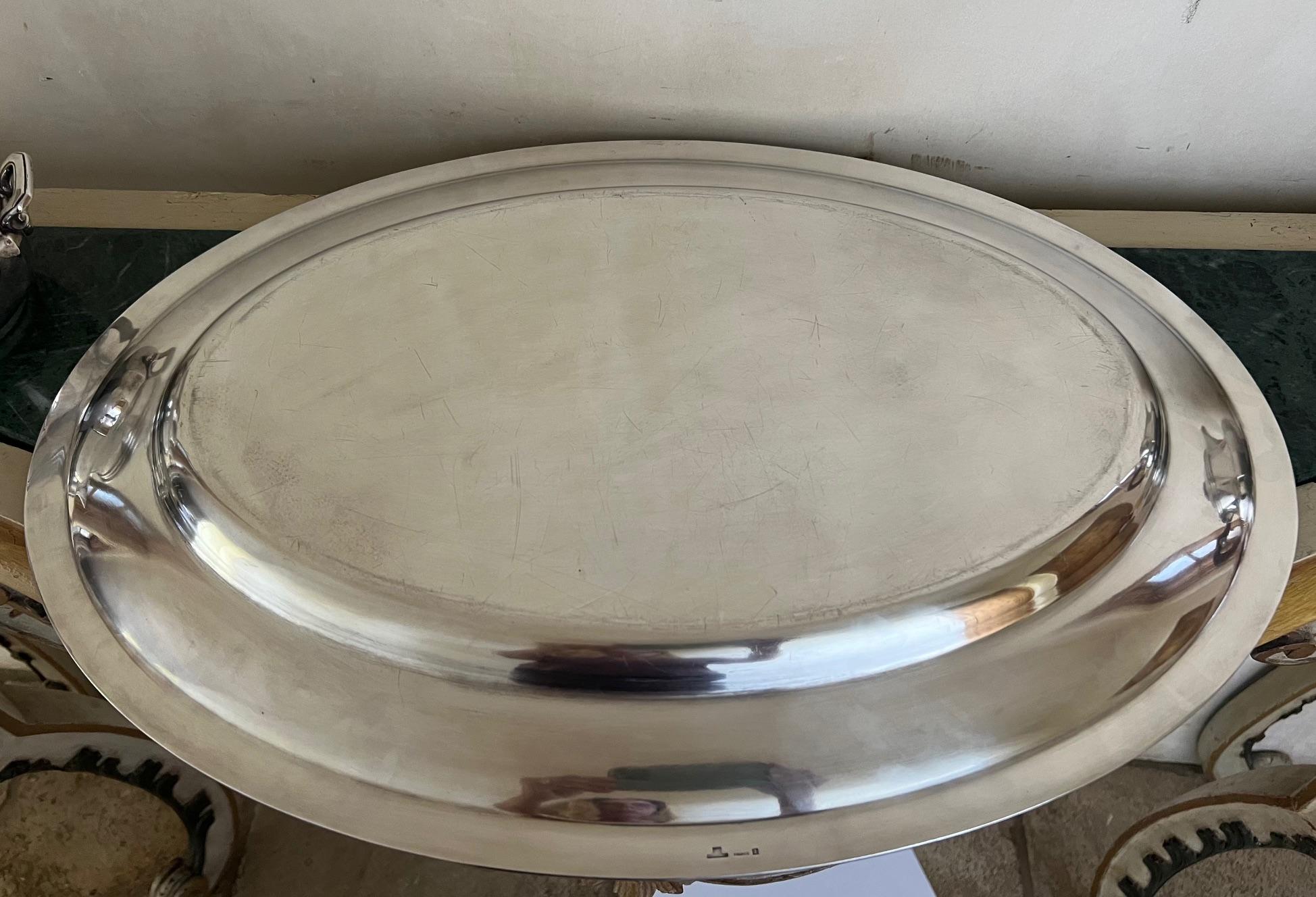 Service à thé et plateau Art déco par Christofle, vers les années 1930 en vente 5