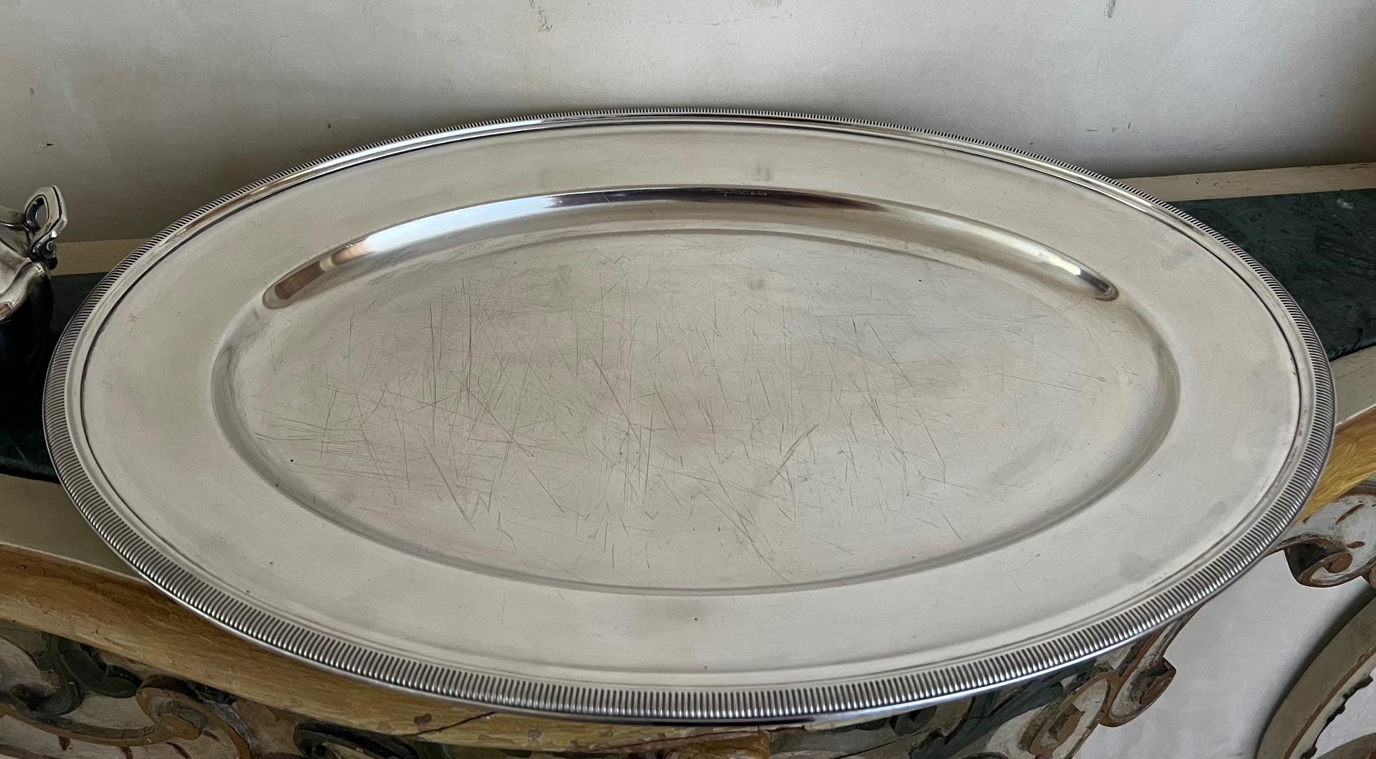 Service à thé et plateau Art déco par Christofle, vers les années 1930 en vente 6