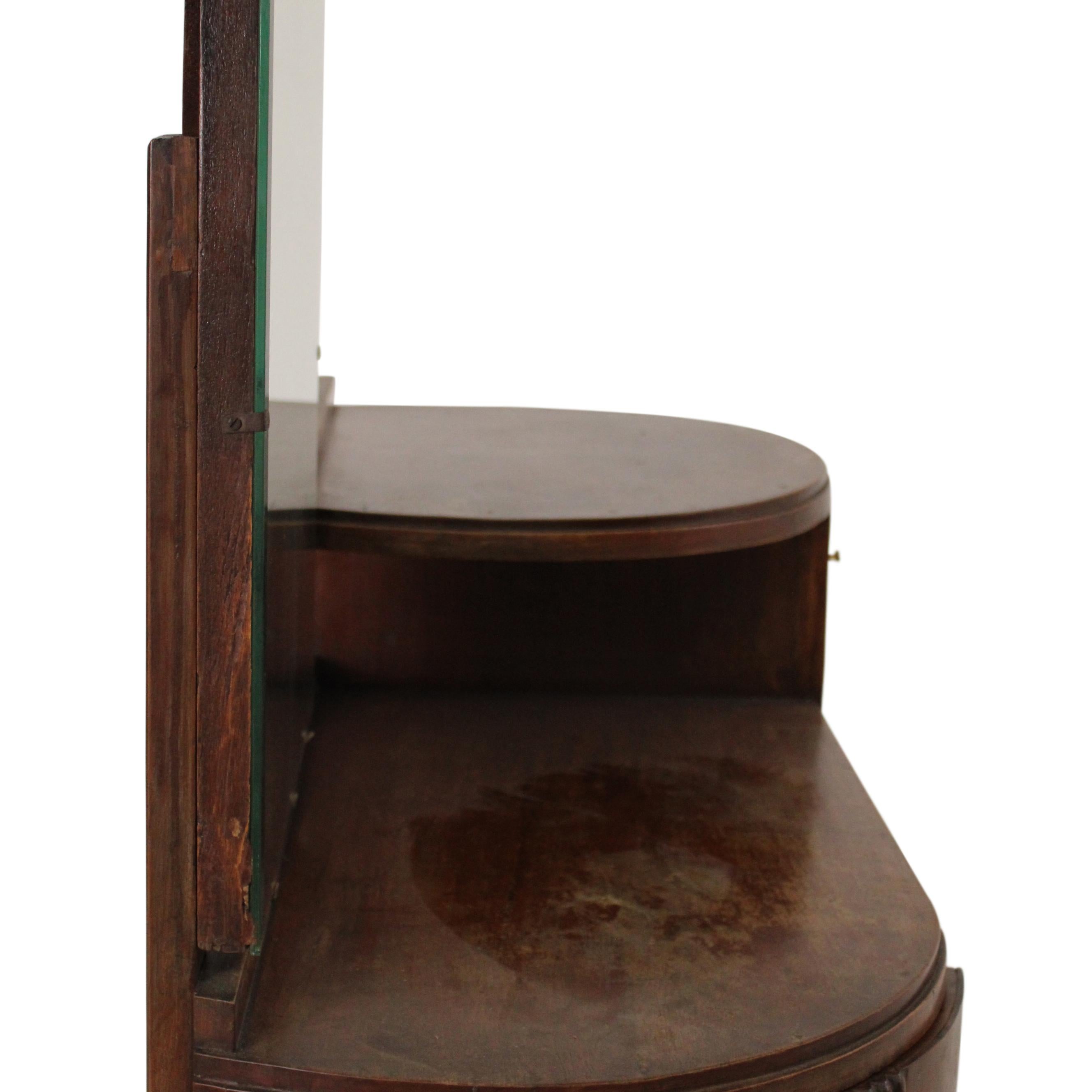 Art Deco Frisiertisch aus Teakholz im Angebot 1