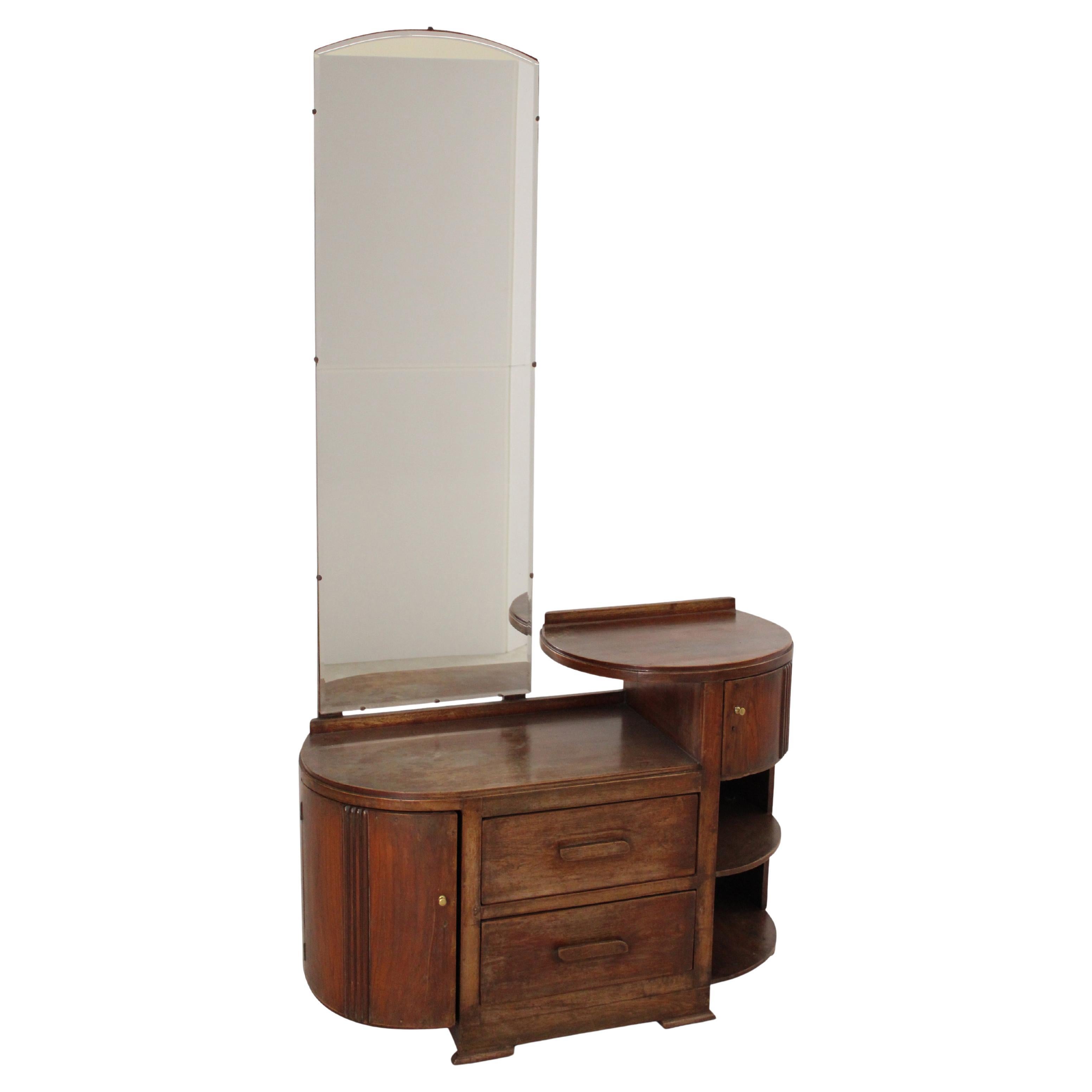 Art Deco Teak Dressing Table