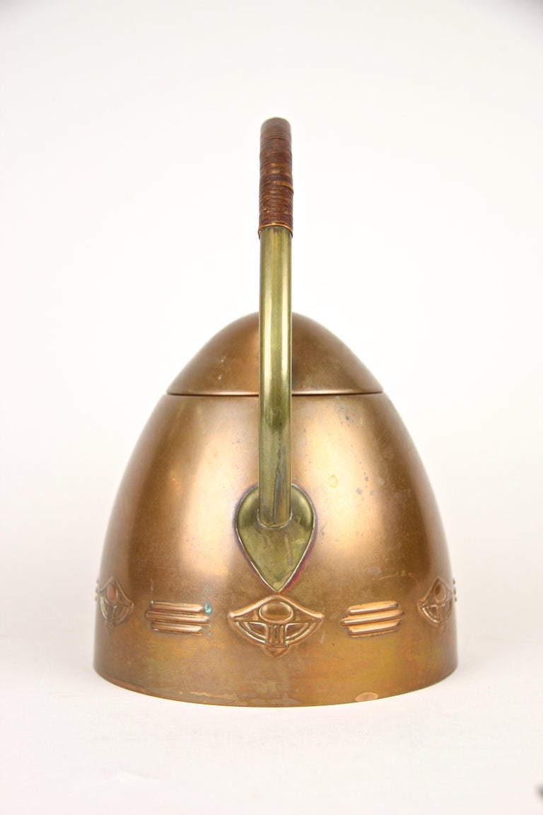 Art Deco Teapot Attributed To Carl Auböck, Austria, circa 1925 For Sale