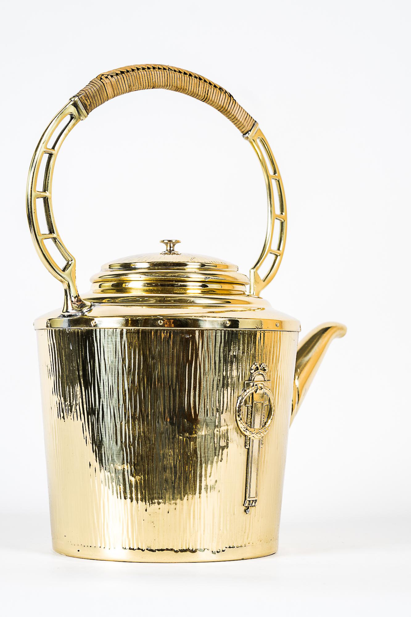 Art Deco Tee Can by Argentor, Vienna, Around 1920s In Good Condition In Wien, AT