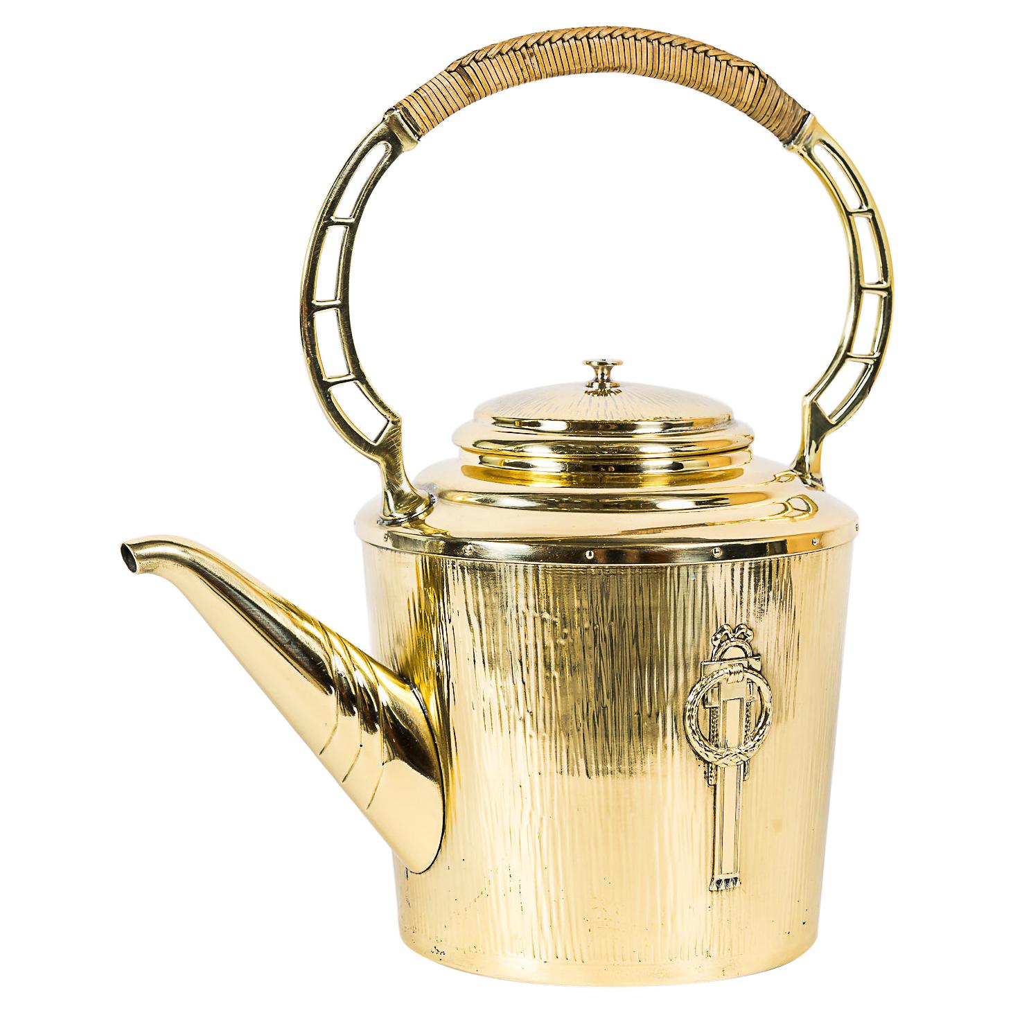 Art Deco Tee Can by Argentor, Vienna, Around 1920s