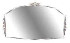 Art Deco Ten-Sided Wall Mirror from England (H 15 3/8 x W 25)