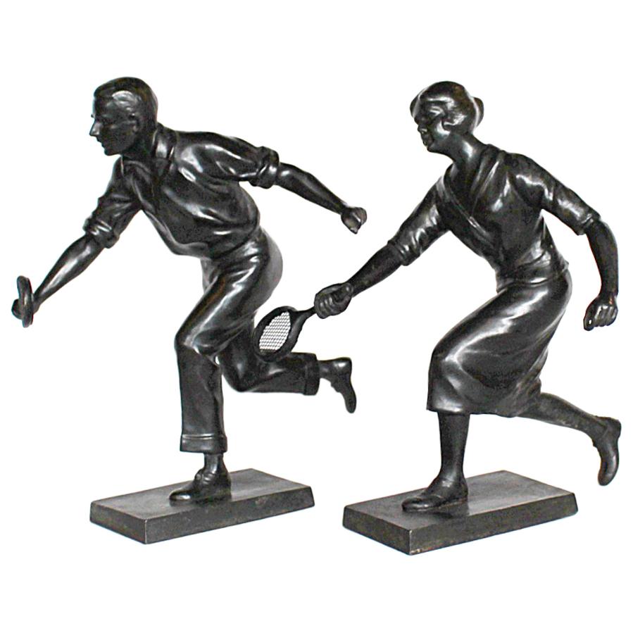 Art Deco Tennis Players