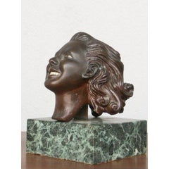 Art Deco Terracotta Woman Sculpture