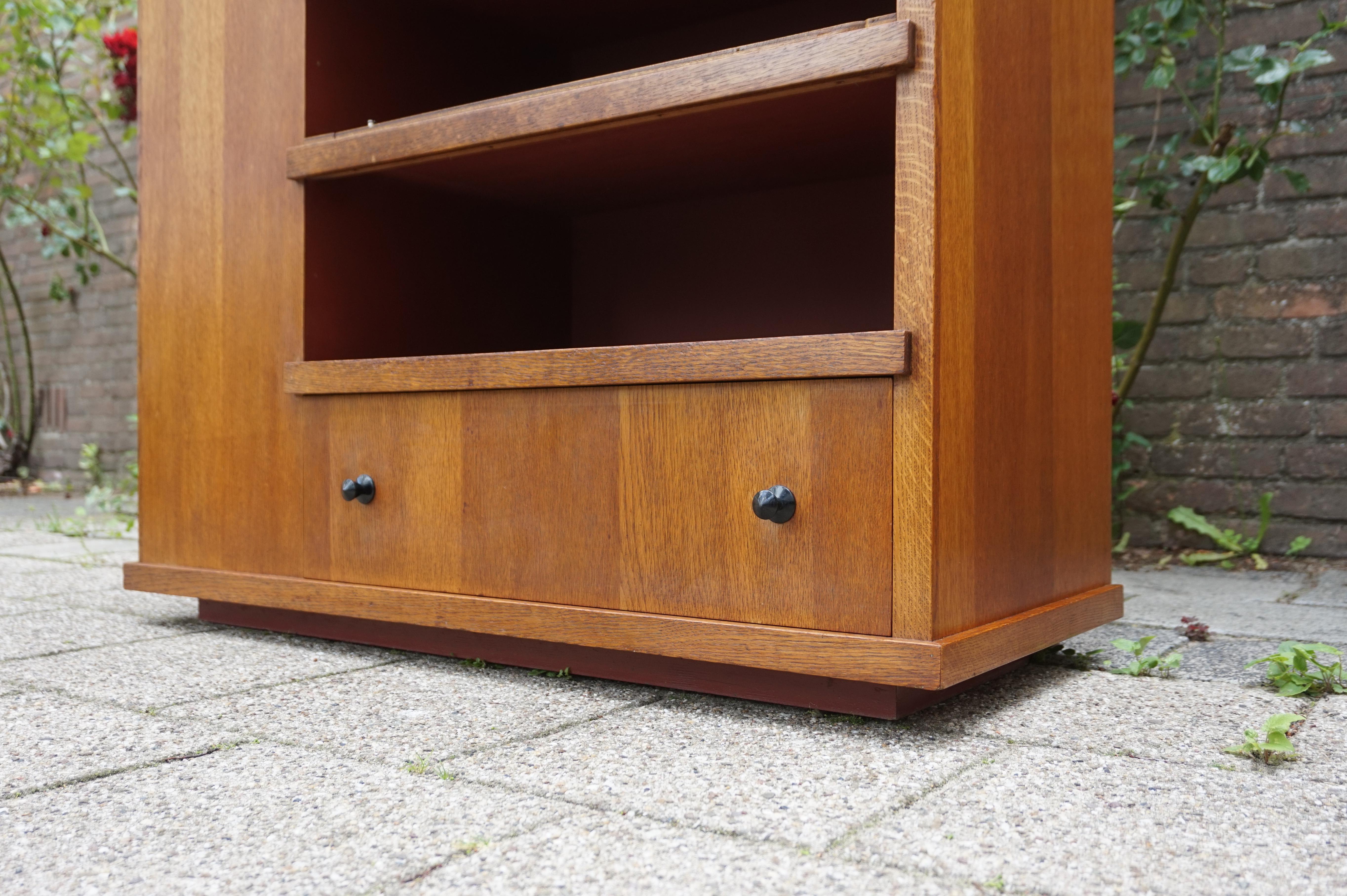 Hand-Crafted Art Deco The Hague School Style Drinks Cabinet / Sideboard / Small Credenza 1920