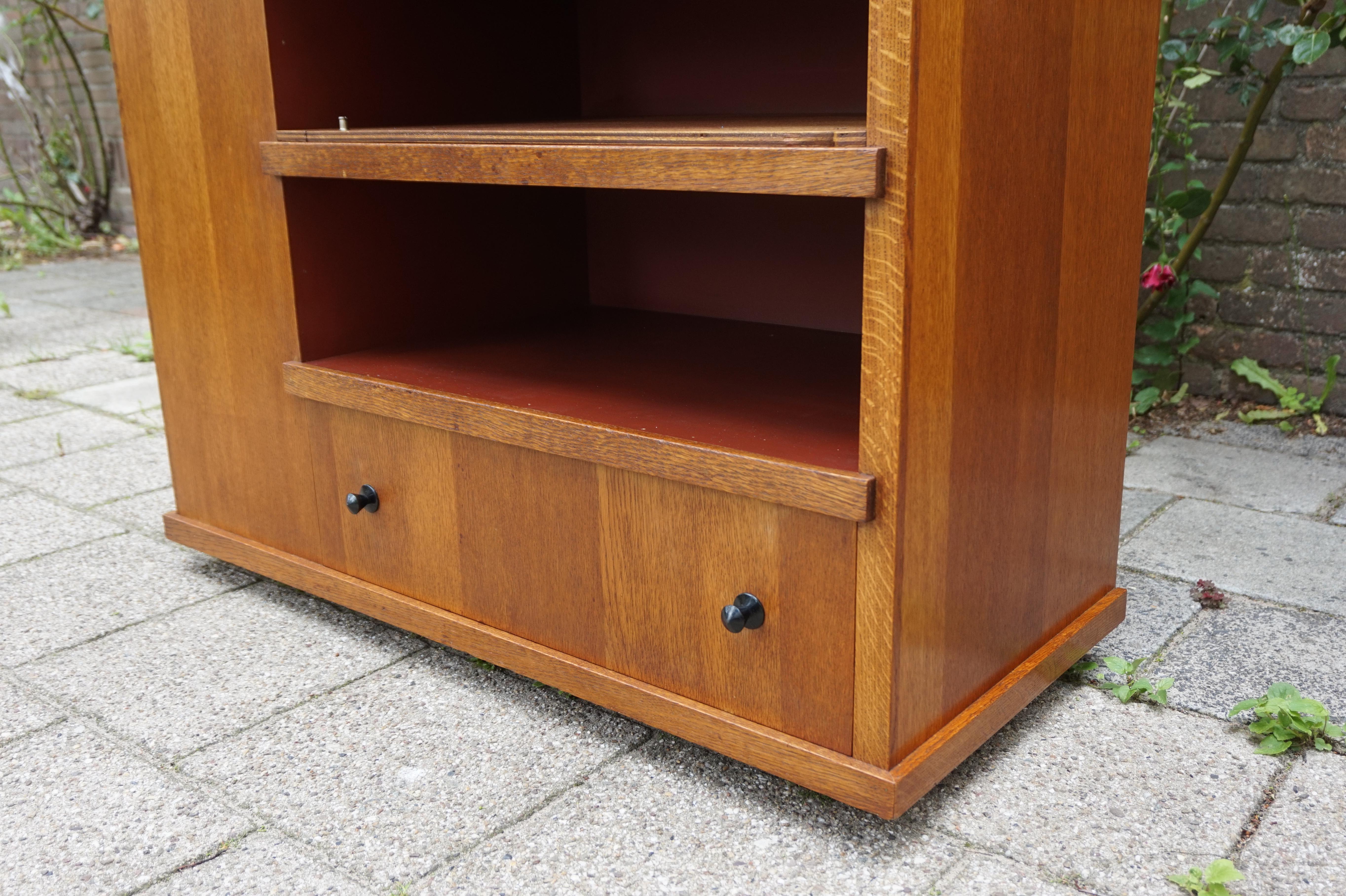 20th Century Art Deco The Hague School Style Drinks Cabinet / Sideboard / Small Credenza 1920