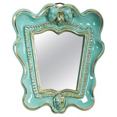 Art Deco Mirror "Theater" von Gmundner Keramik