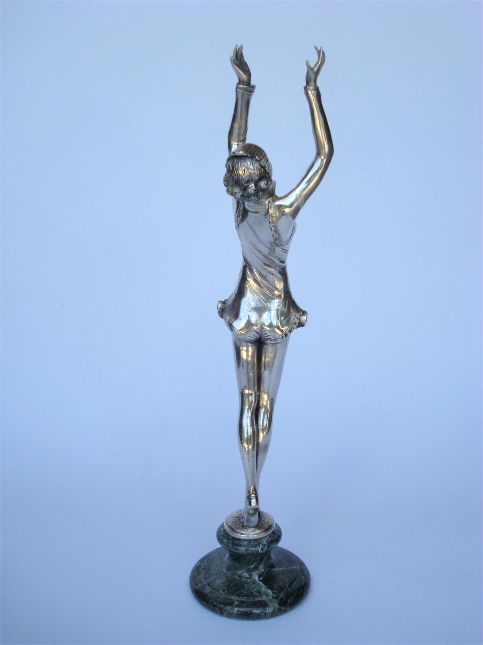 Art Deco Theatrical Dancing Figure by Josef Lorenzl, Austria 1920´s For Sale 2