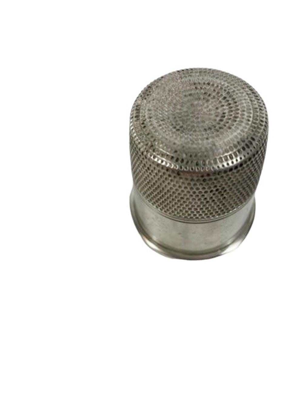Art Deco Thimble Form Spirit Measure / Jigger marked 