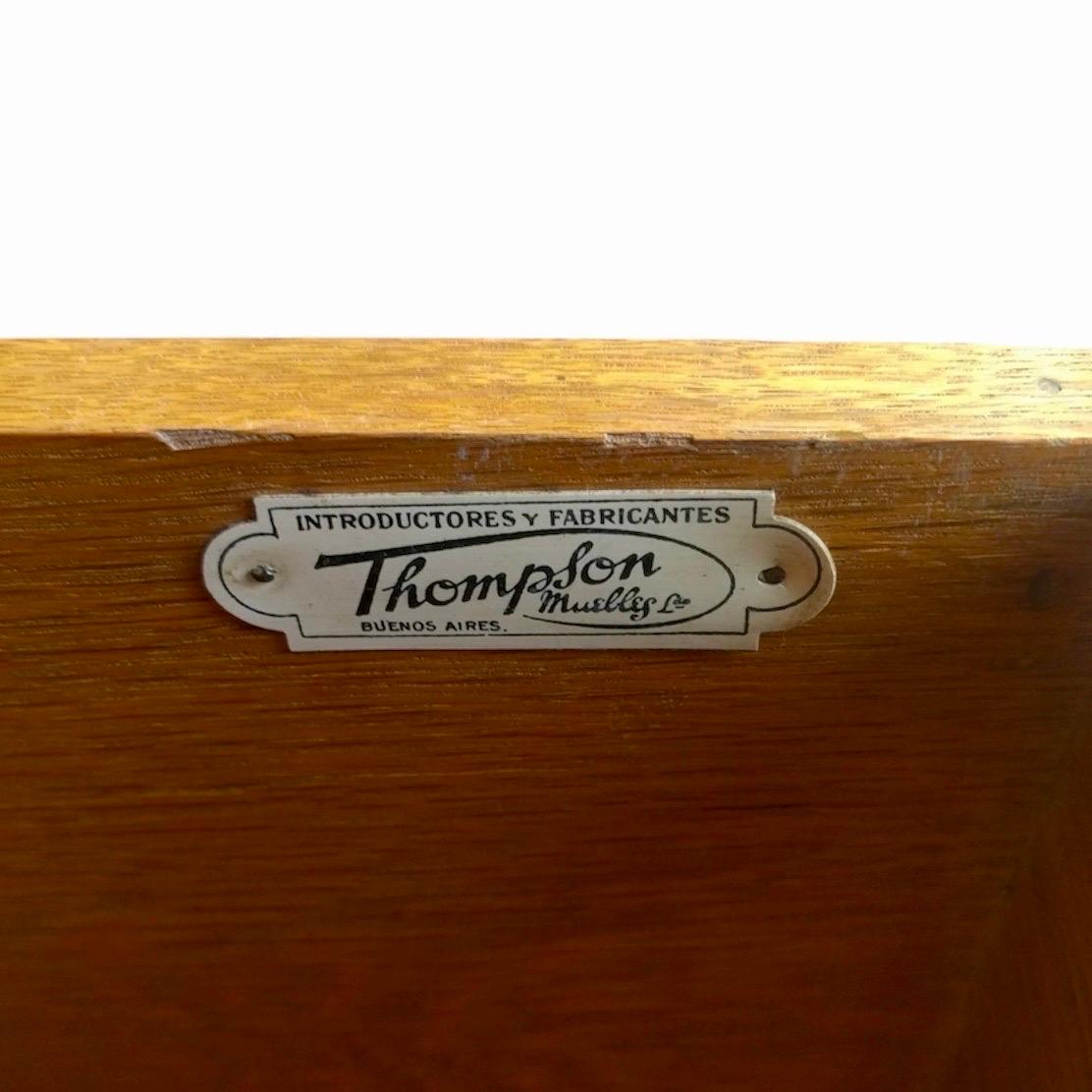 Art déco Secrétaire Art Déco Thompson en noyer Wood Wood en vente