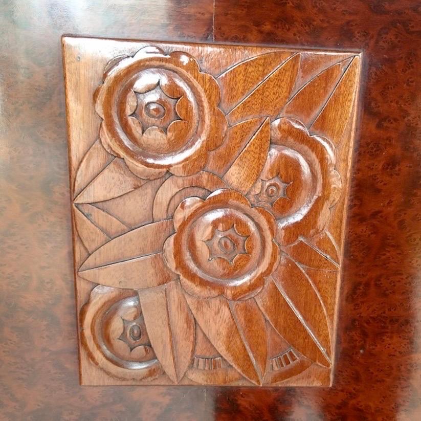 Argentin Secrétaire Art Déco Thompson en noyer Wood Wood en vente
