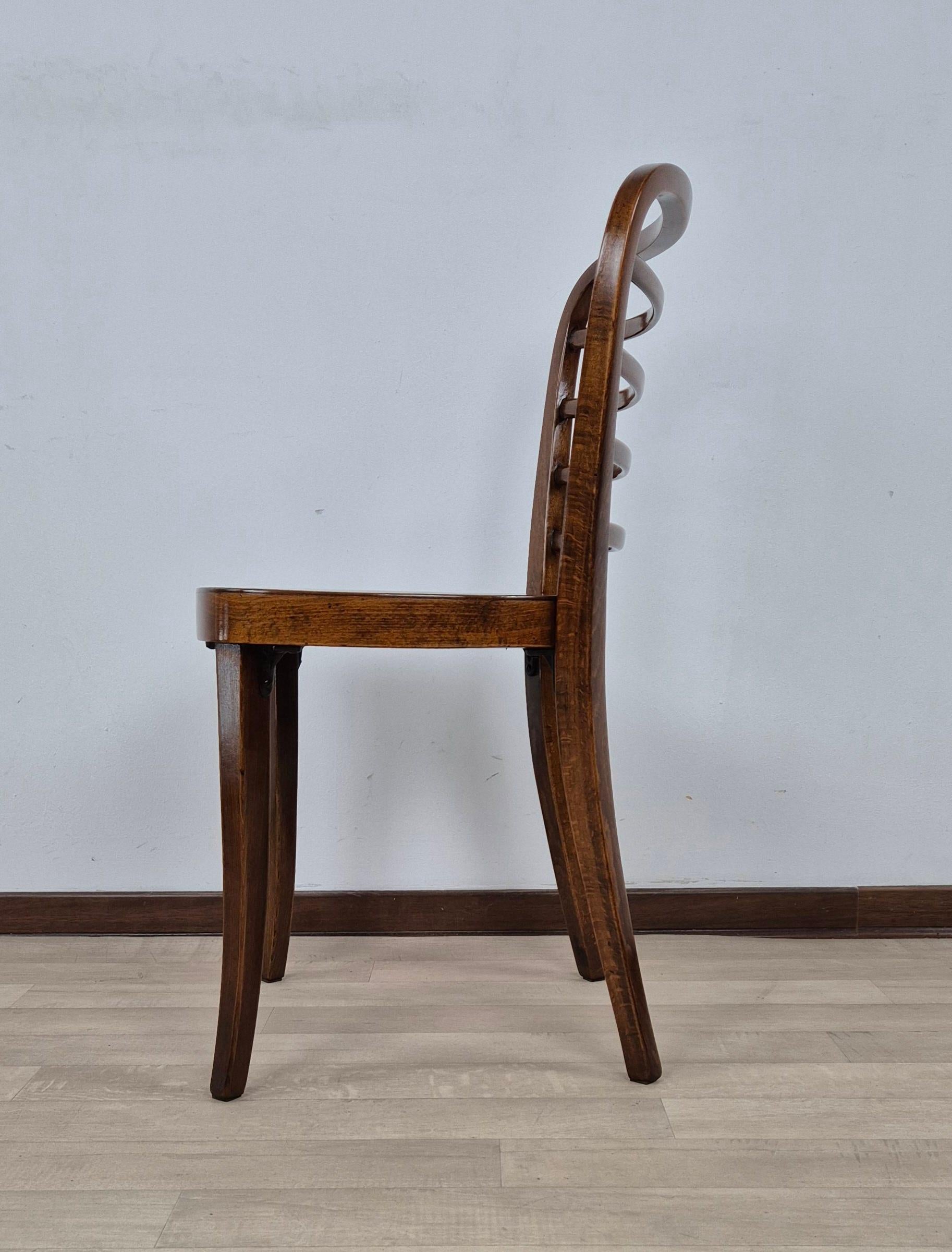Thonet Art Déco Stühle im Angebot 7