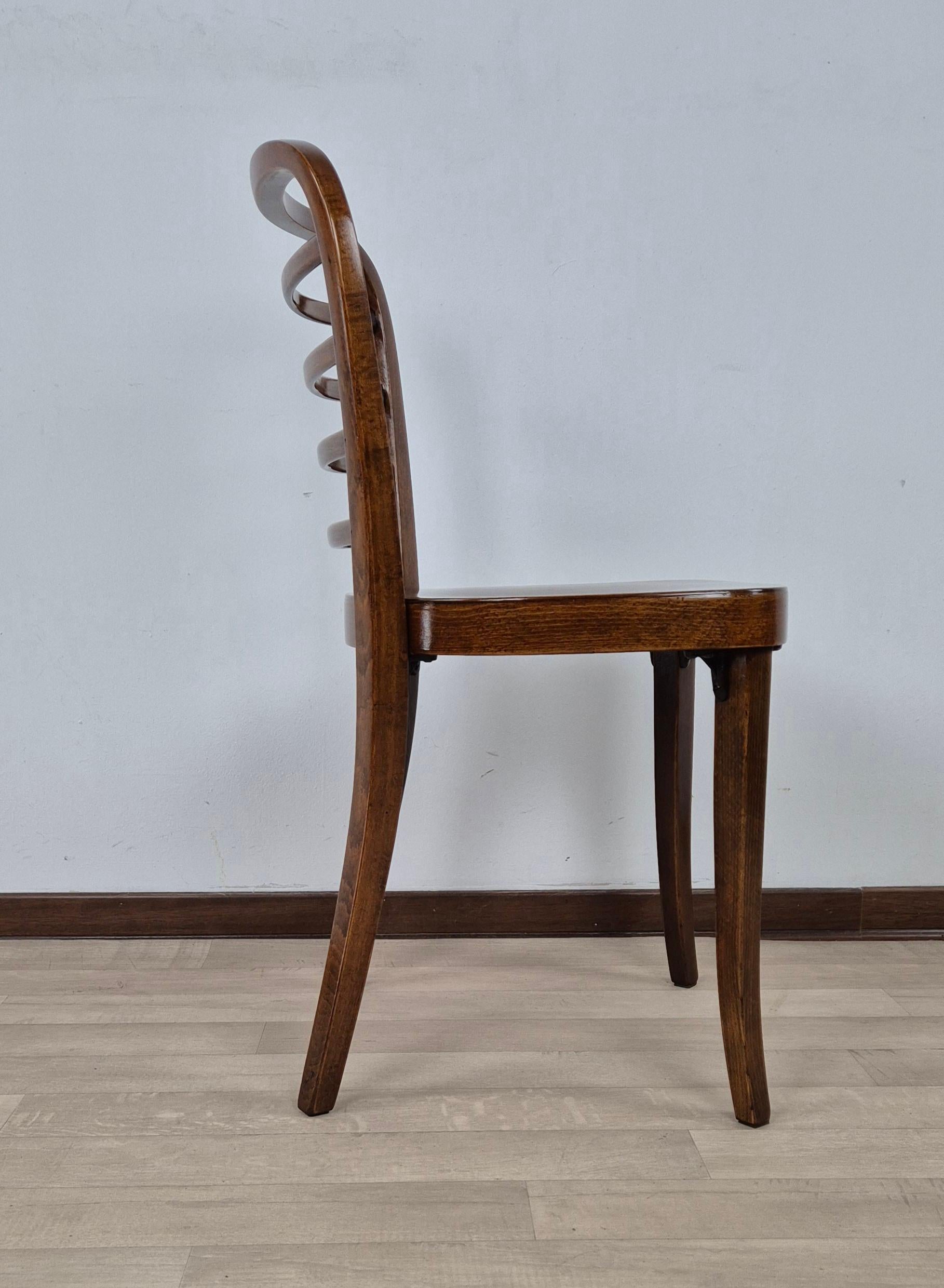 Thonet Art Déco Stühle im Angebot 8