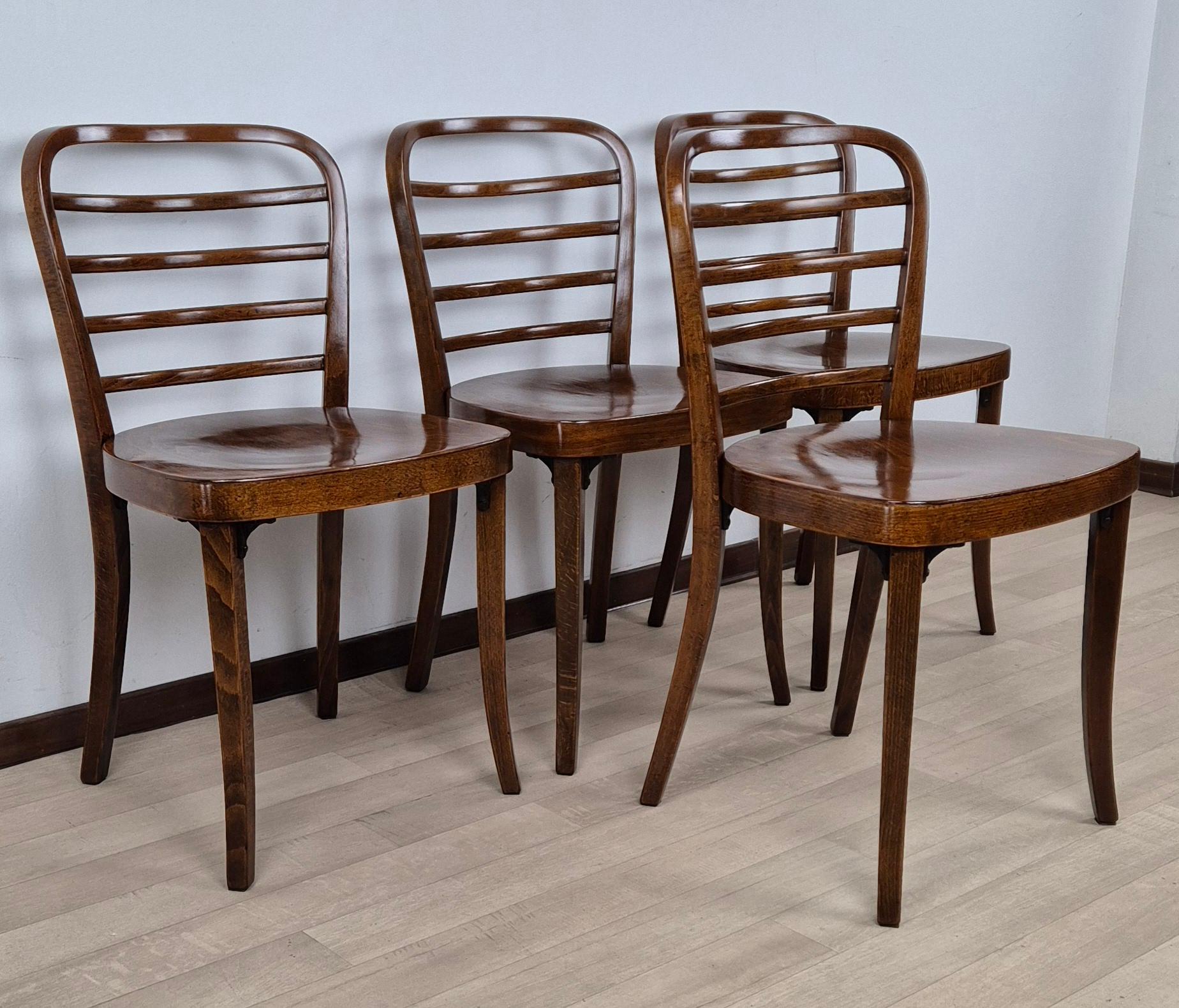 Thonet Art Déco Stühle im Angebot 1