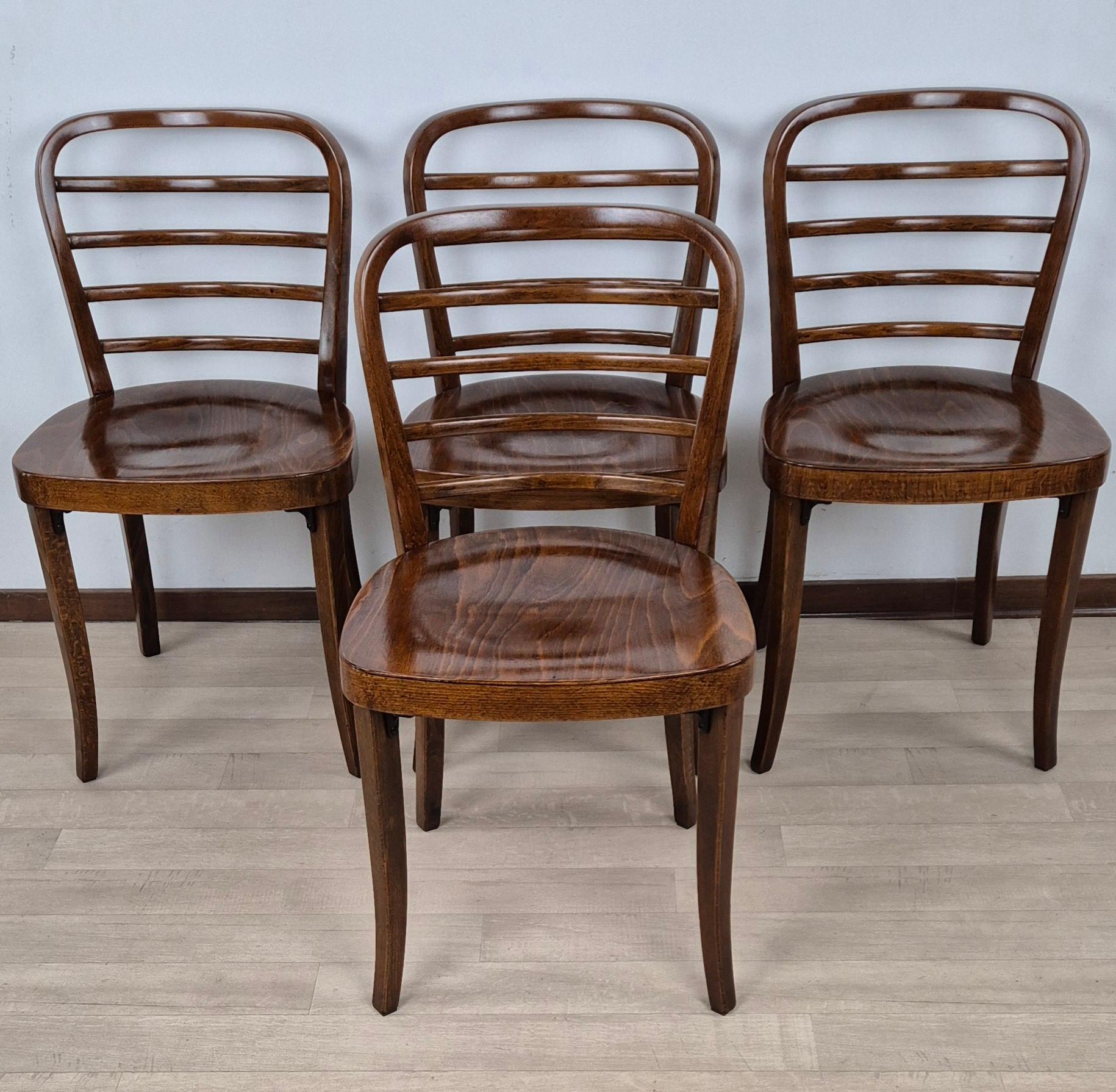 Thonet Art Déco Stühle im Angebot 2