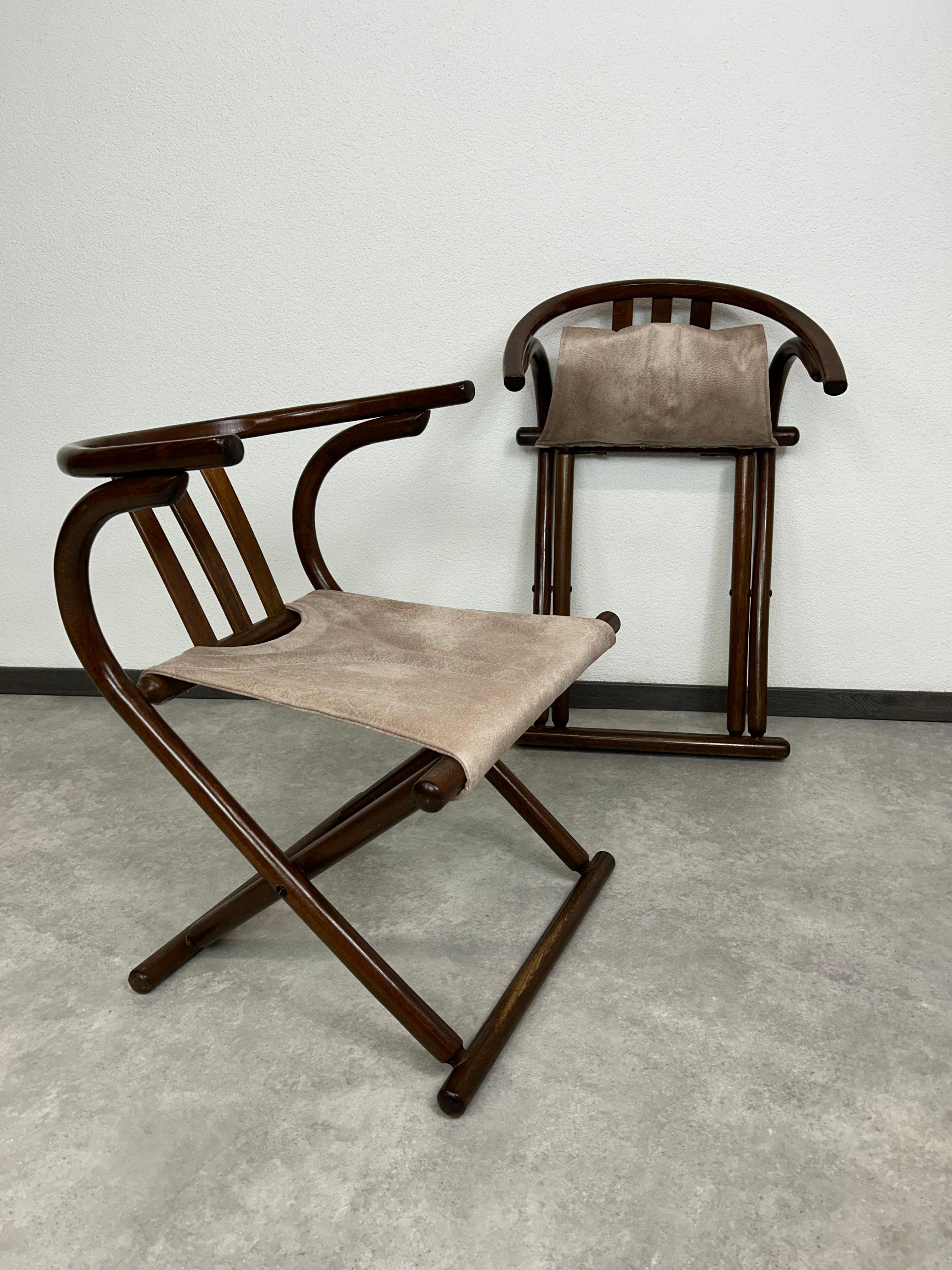 Austrian Art deco Thonet folding chairs