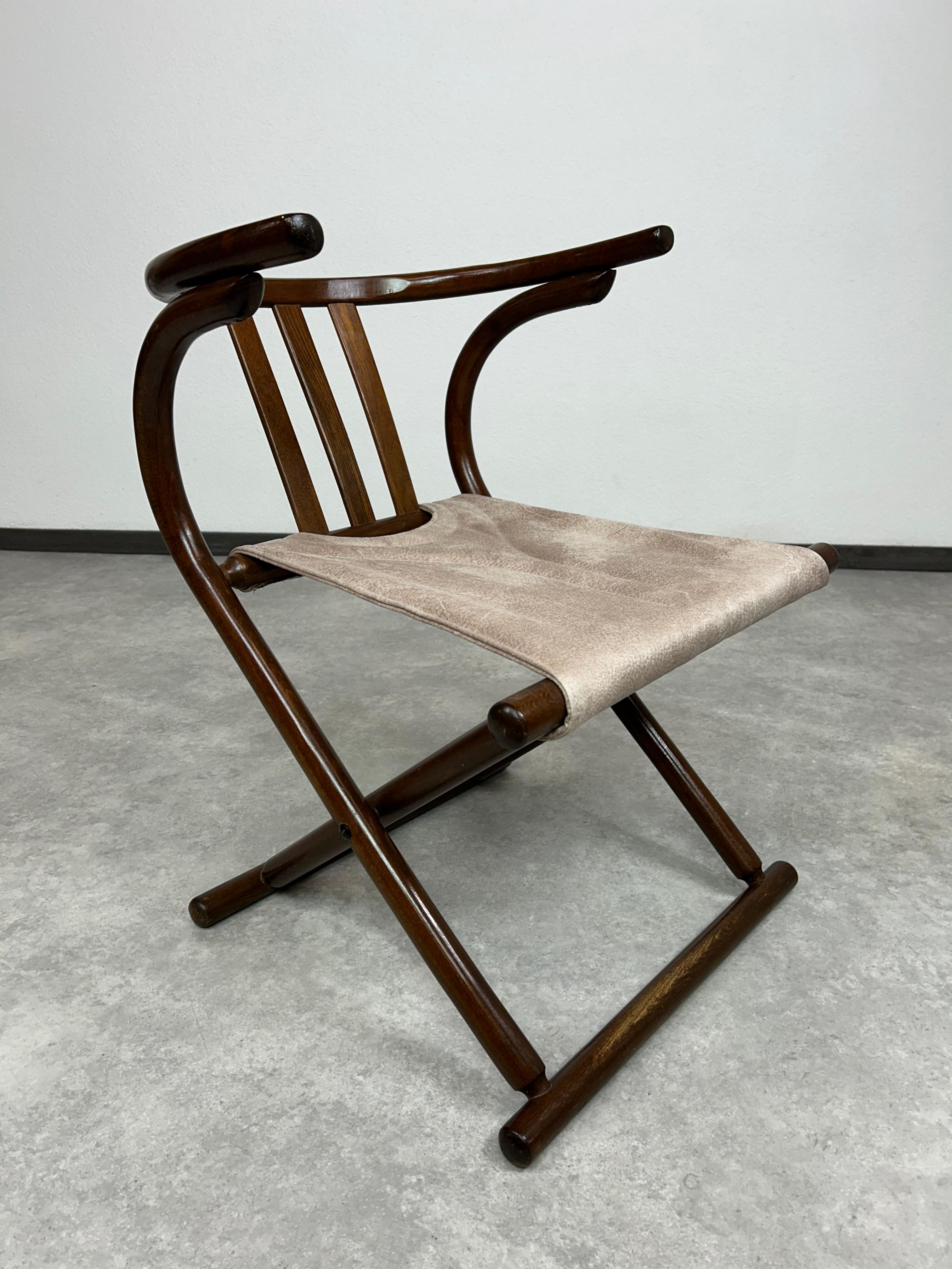Art deco Thonet folding chairs In Good Condition In Banská Štiavnica, SK