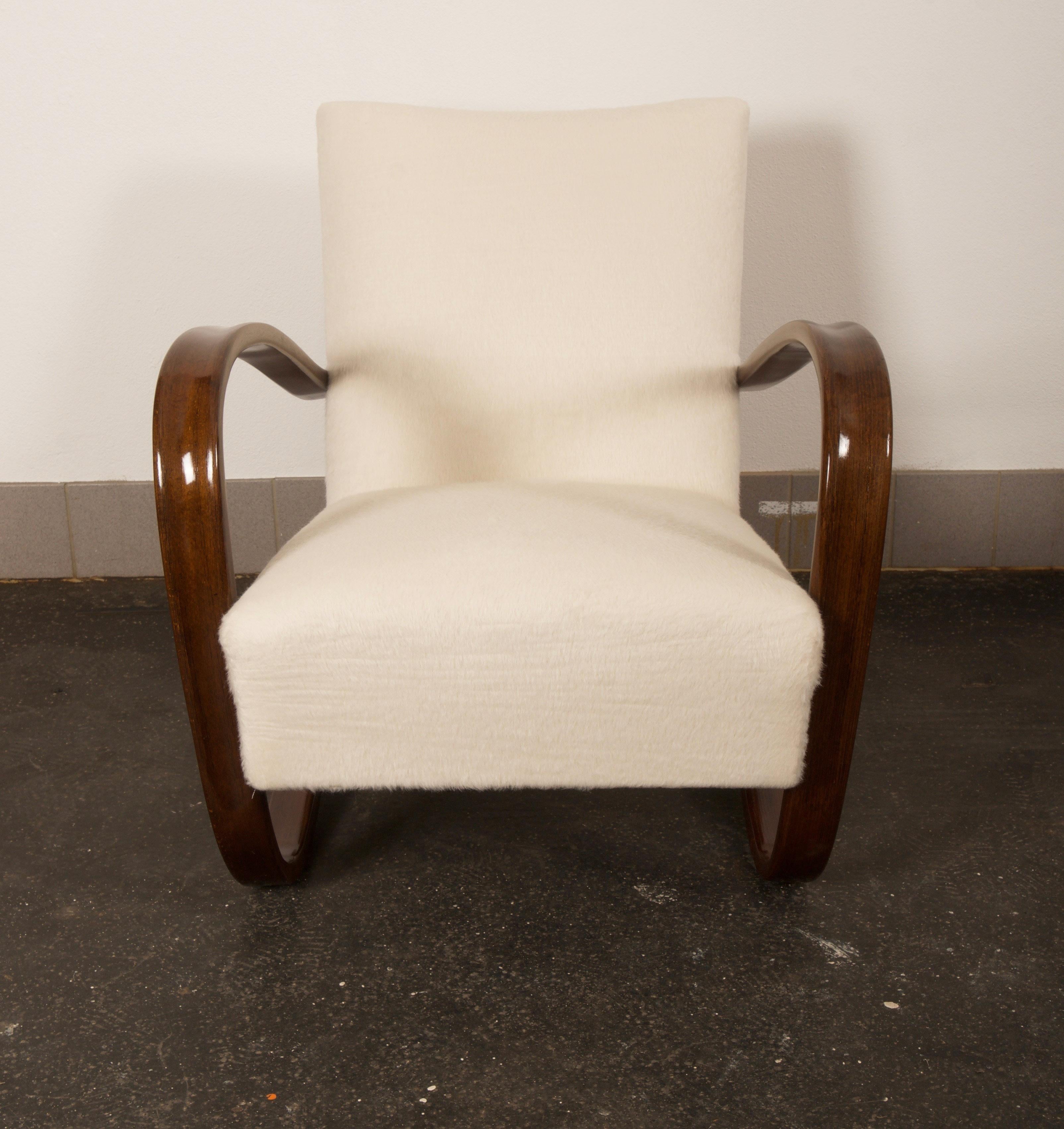 Art Deco Thonet H269 Armchair by Jindrich Halabala 3