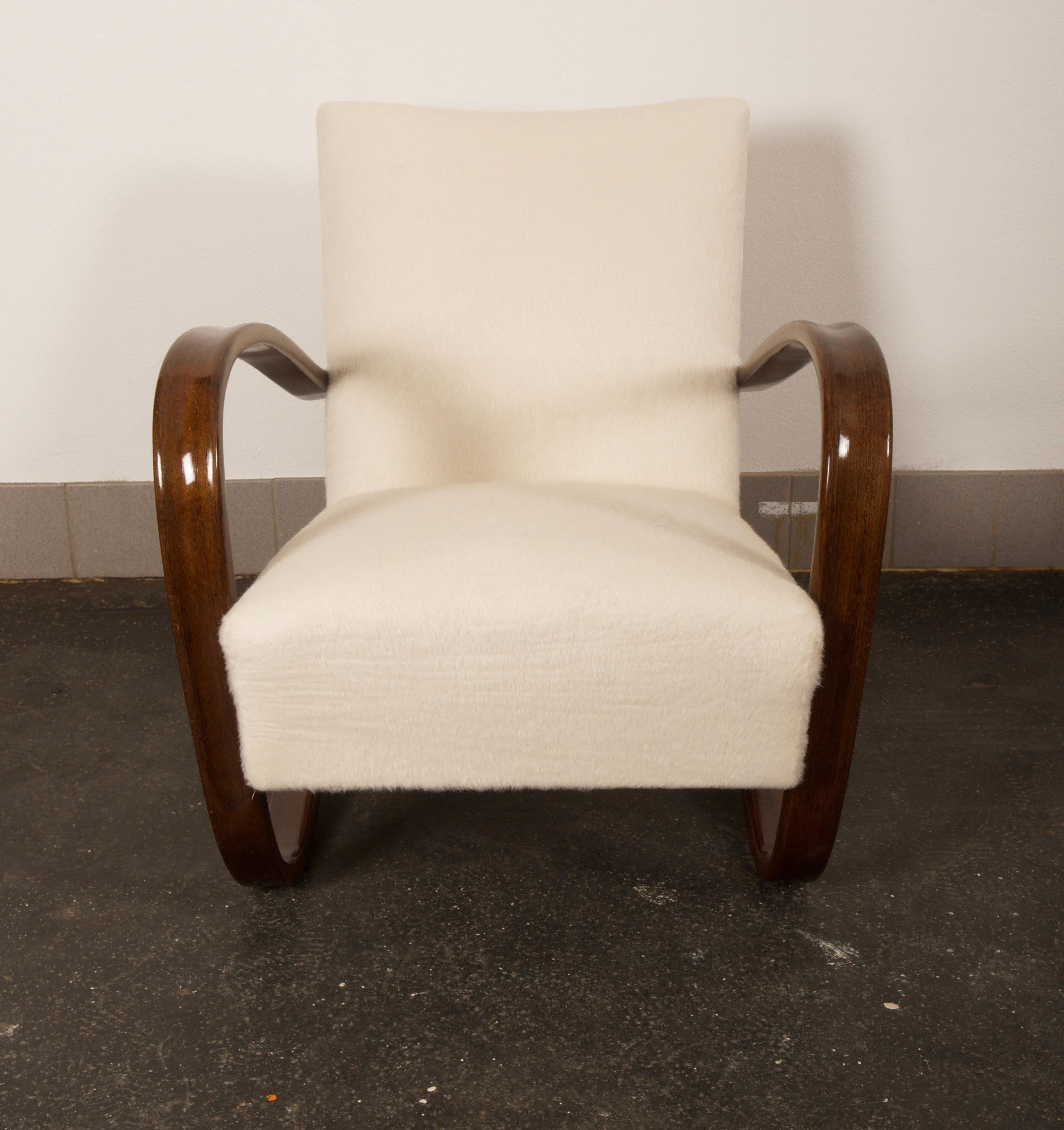 Sillón Art Déco Thonet H269 de Jindrich Halabala en venta 2