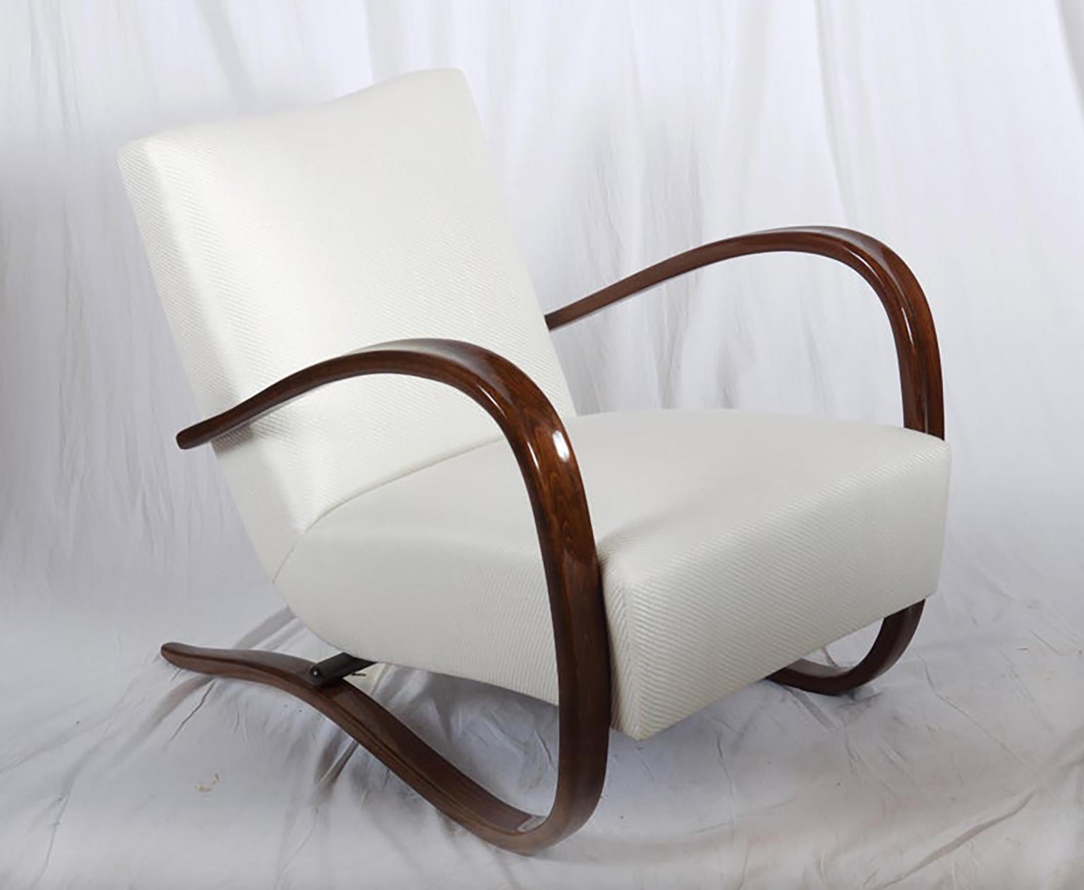 Art Deco Thonet H269 Armchair by Jindřich Halabala In Excellent Condition For Sale In Vienna, AT