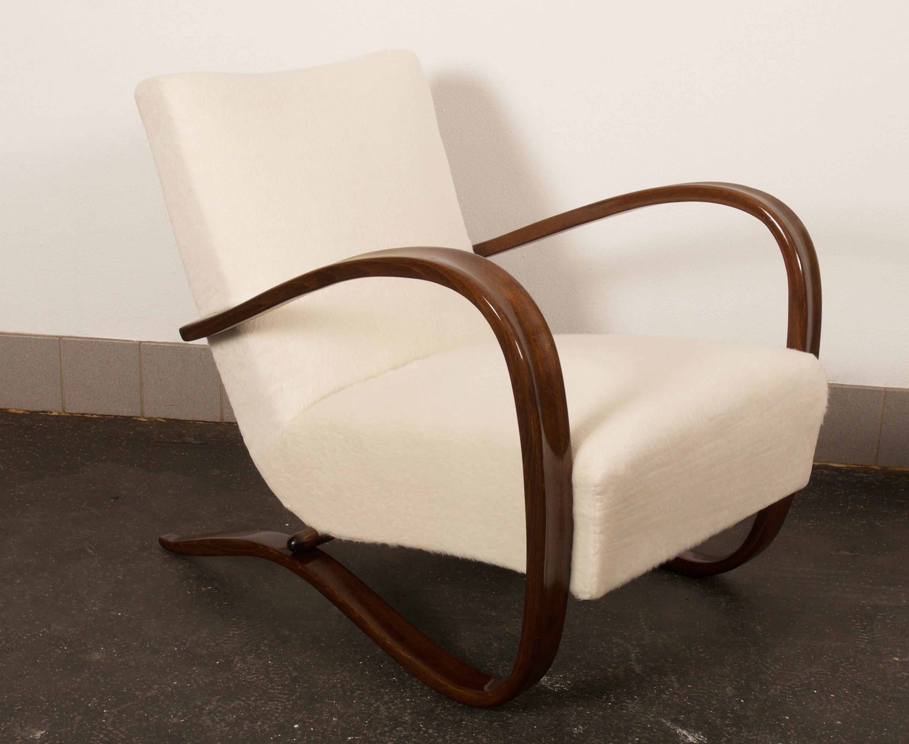 Art Deco Thonet H269 Armchair by Jindrich Halabala In Excellent Condition In Vienna, AT