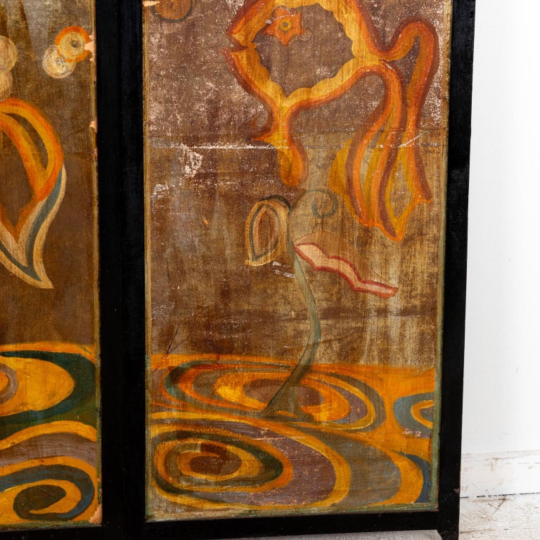 Art Deco Three Panel Screen For Sale at 1stDibs