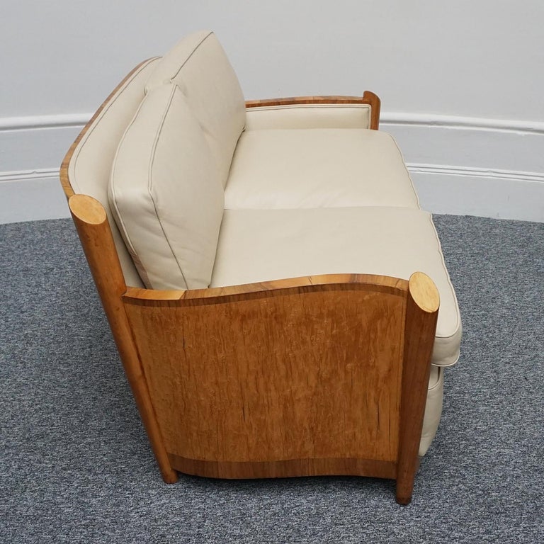 Art Deco Three Piece Lounge Suite by Maurice Adams For Sale 2