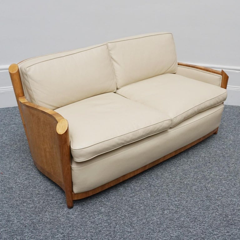 Art Deco Three Piece Lounge Suite by Maurice Adams For Sale 3