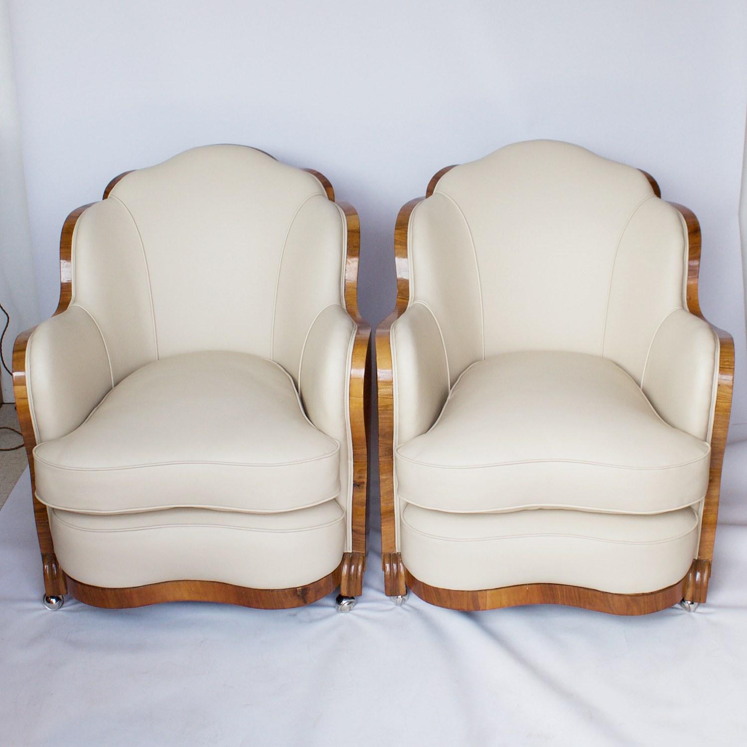 Art Deco Three-Piece Suite by Harry & Lou Epstein 1