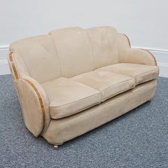 Art Deco Three Seater Cloud Sofa by the Epstein Brothers Circa 1930
