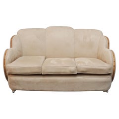 Art Deco Three Seater Cloud Sofa by the Epstein Brothers Circa 1930