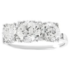 Art Deco Three-stone Diamond Ring