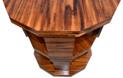 Art Deco Three-Tiered Skyscraper Revolving Book Table, circa 1930