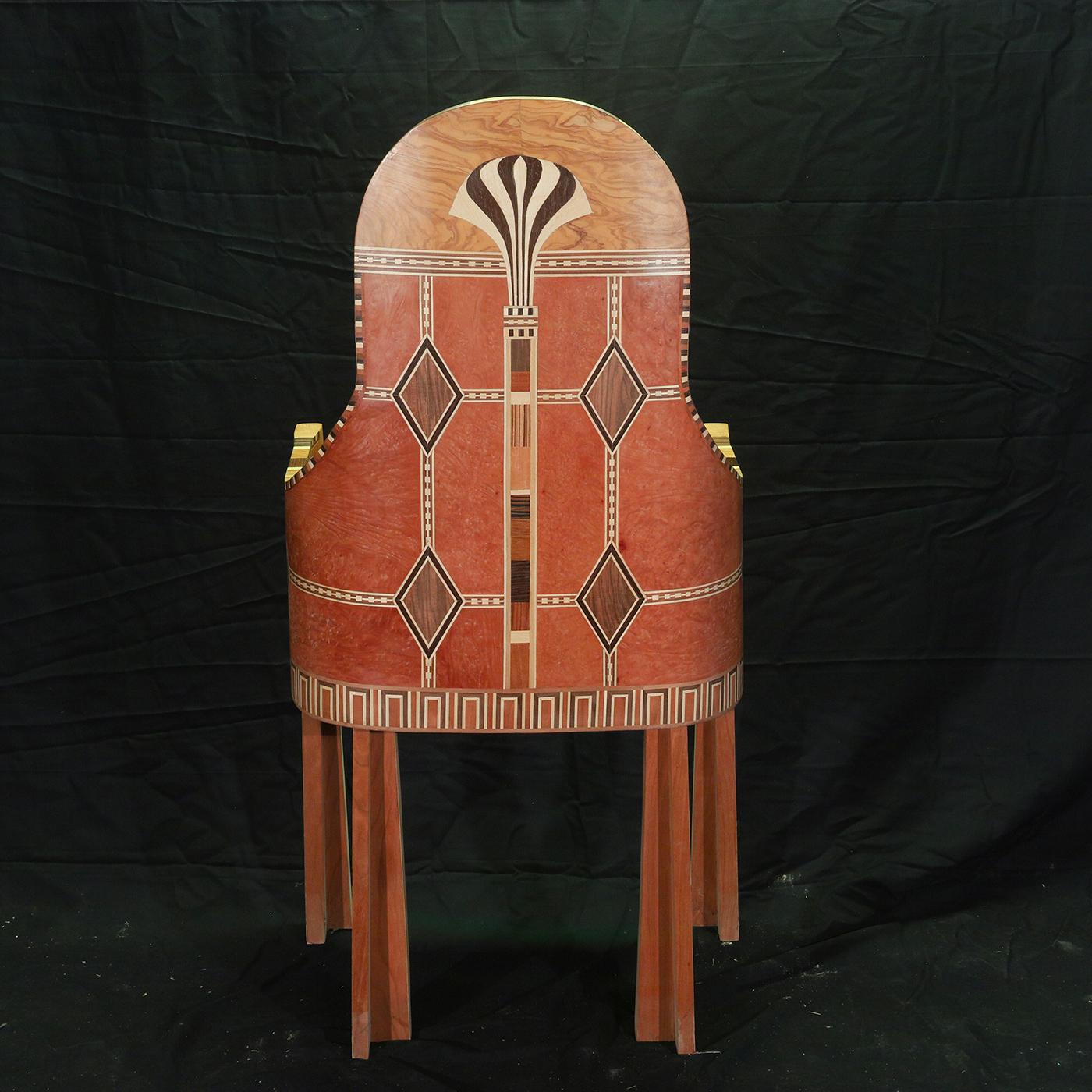 Art Deco Throne by Mauro Varotti In New Condition In Milan, IT