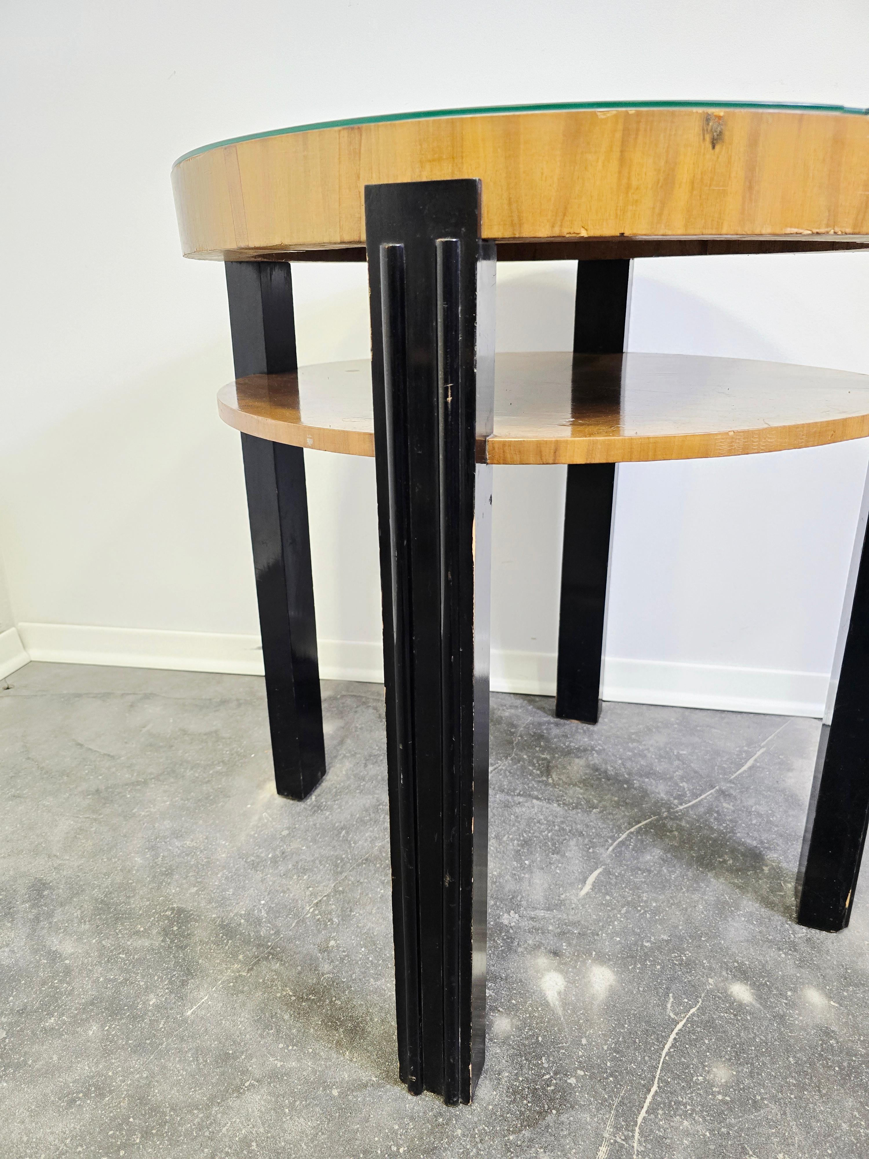 Tavolo a gradoni Art Deco anni '40 In condizioni buone in vendita a Ljubljana, SI