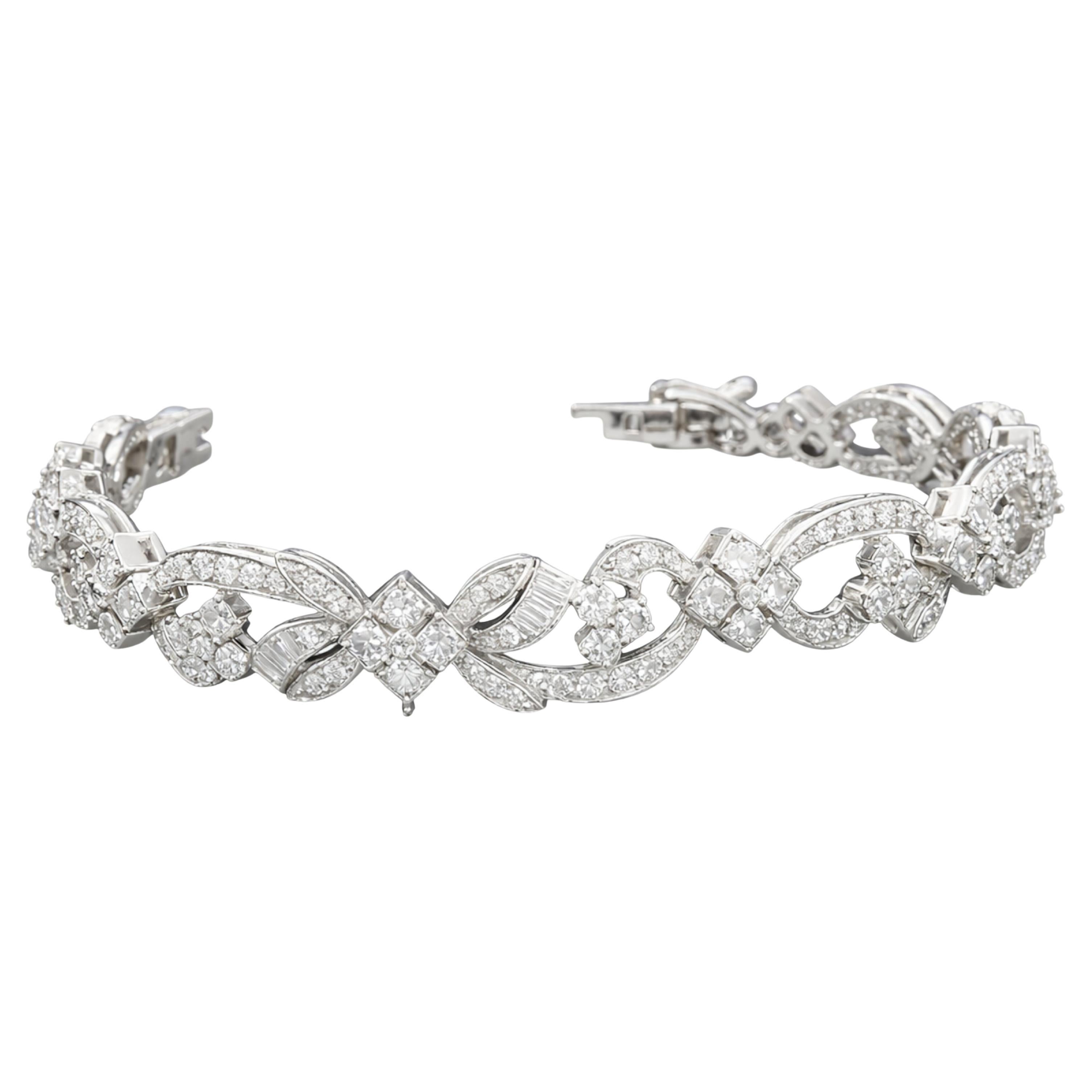 Art Decó Tiffany 
Co. Pulsera de diamantes