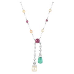 Collana Art Deco Tiffany & Co. con pietre preziose