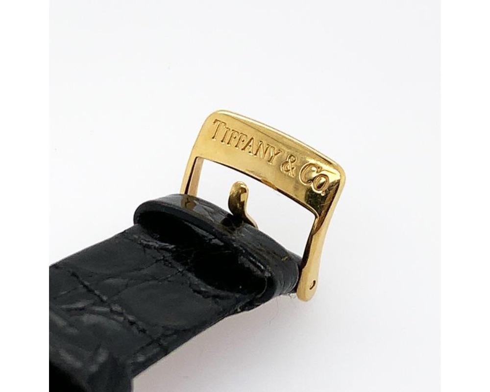 Art Deco Tiffany & Co. Goldene Damenuhr für Damen oder Herren im Angebot