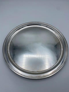 Ensemble de coiffeuse Art Déco Tiffany & Co en argent sterling et cristal