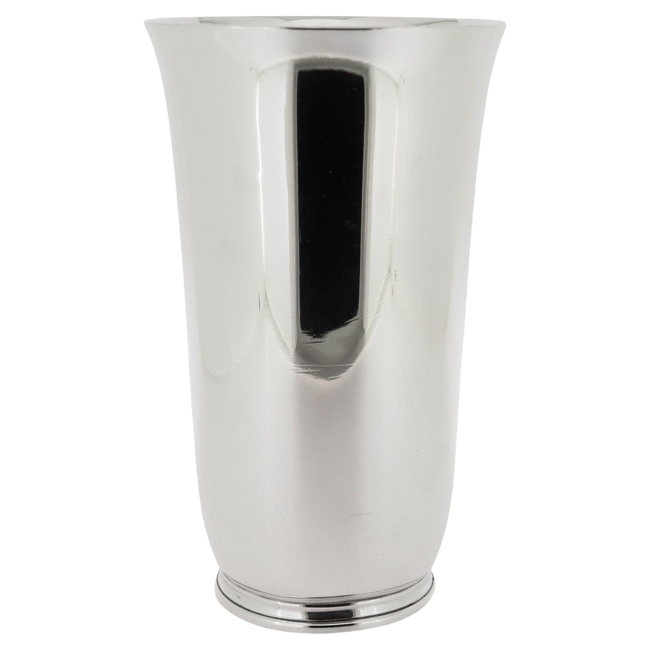 Art Déco Tiffany & Co. Coupe à cocktail à boules hautes en argent sterling