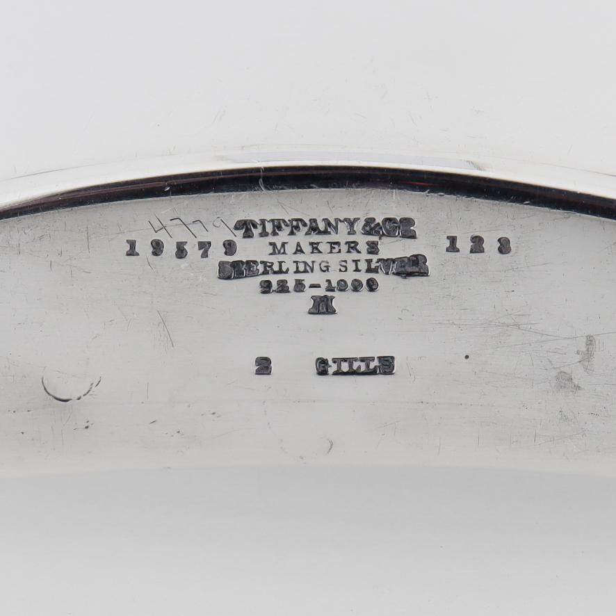 Art Deco Tiffany & Co. Hip Flask aus Sterlingsilber mit Likör oder Whiskey 6